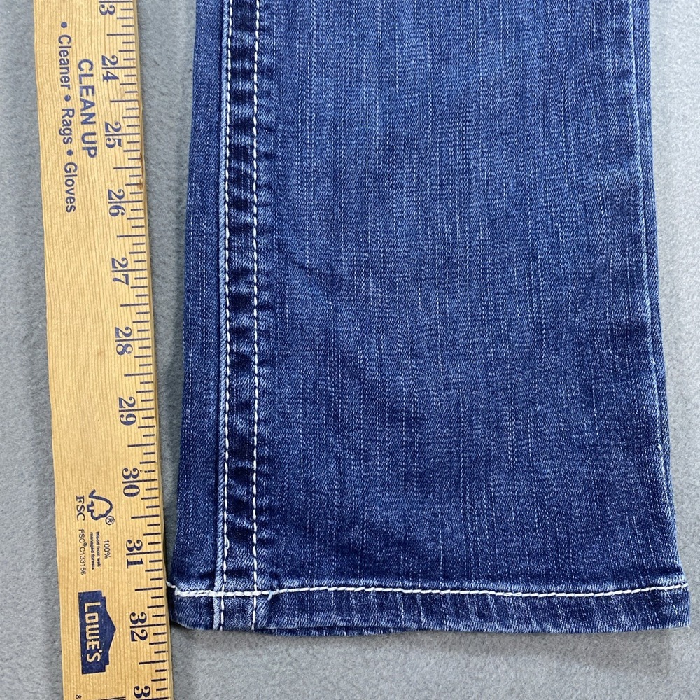 Ariat Womens Jeans 28R Size 6 Real Denim Mid Rise Straight Medium Wash Blue - Picture 3 of 8